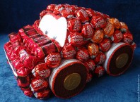 Как сделать из конфетку машину: креативные идеи